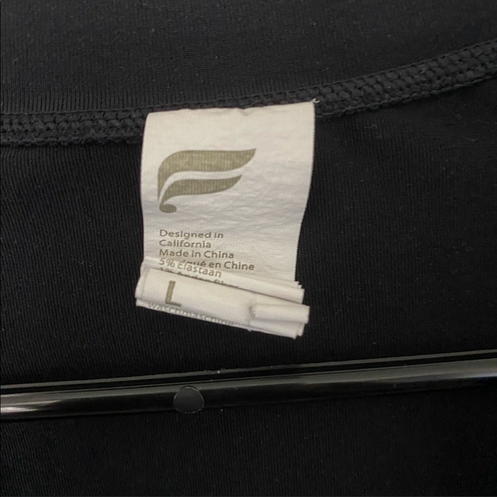 Fabletics Black Zip-Up - Picture 5 of 5
